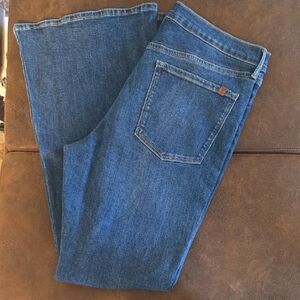 Jessica Simpson Dark Blue Wide-Leg Denim Jeans
